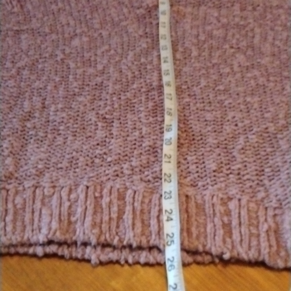 Hollister lavender sweater. Size large. Great details in the back! So fall! - Picture 9 of 9